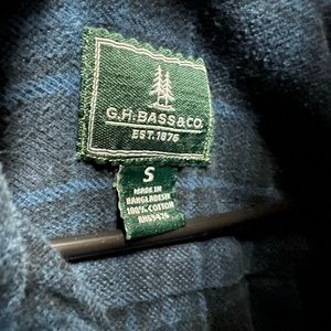 G.H. Bass & Co Blue Flannel